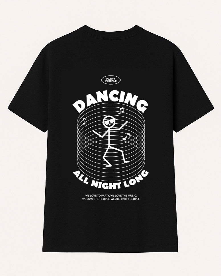 Camiseta manga corta Dancing All night long