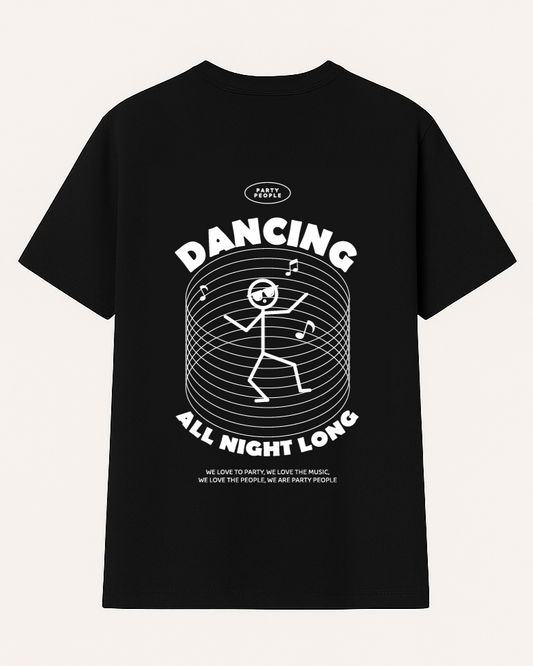 Camiseta manga corta Dancing All night long