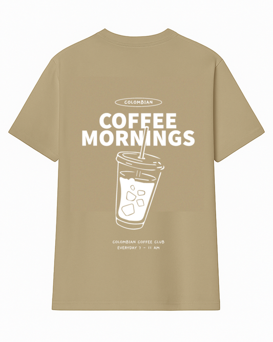 Camiseta manga corta Coffee Mornings