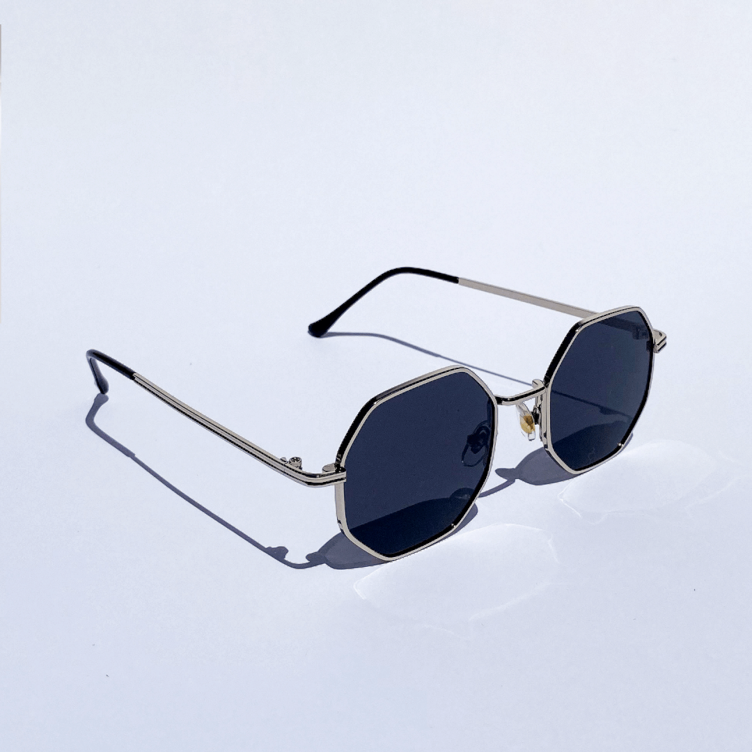 Gafas sol hexagonales sale