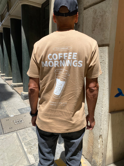Camiseta manga corta Coffee Mornings
