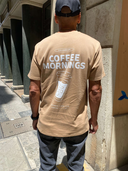 Camiseta manga corta Coffee Mornings